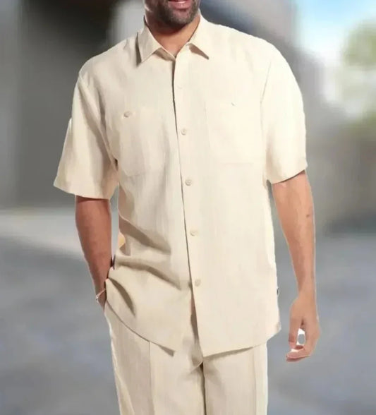 Trendy set se dvěma díly pro muže ve stylu Harajuku s 3D potiskem – Kenji