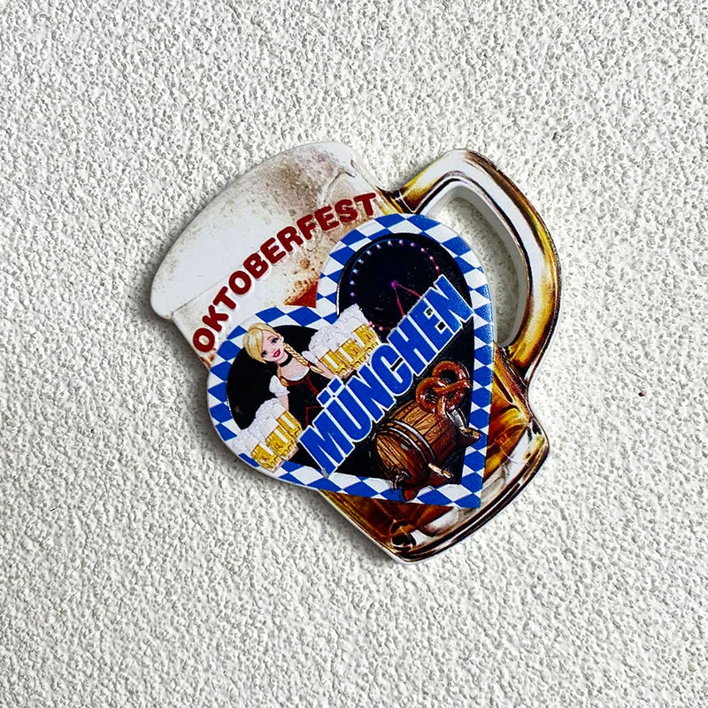 Chladicí magnet „Mnichov 3D“ – BayernMagnet (1+1 Zdarma) Oktoberfest 2025