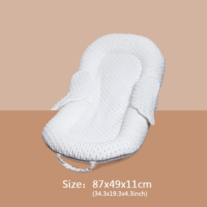 Ergonomické dětské hnízdo s opěradlem a síťovinou – Cosynido
