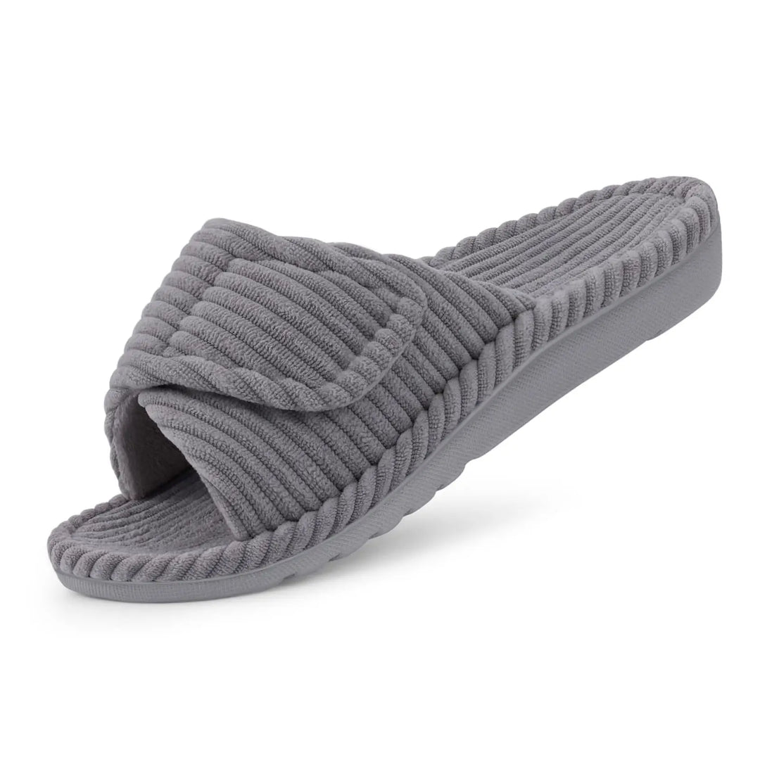 Orthopedic Corduroy House Slippers with Arch Support 1