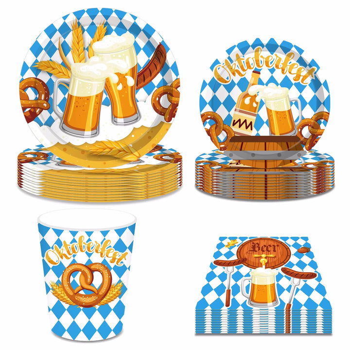 Jednorázové výrobky na oslavu v designu Oktoberfestu – WeizenFreude Oktoberfest 2025