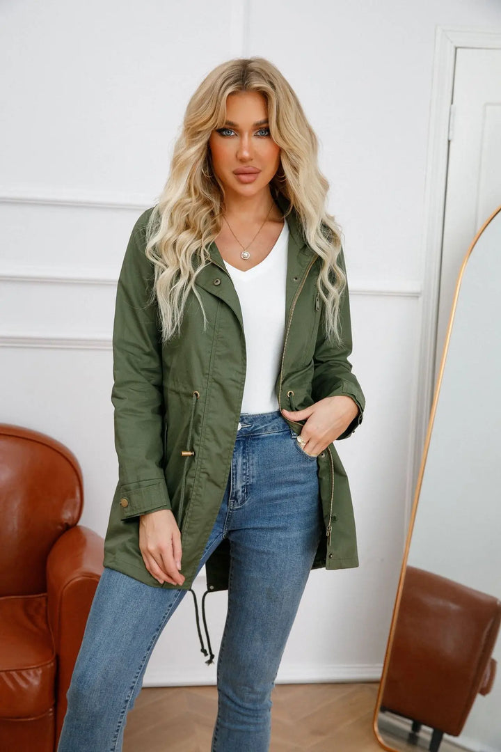 Stylová dámská mikina s kapucí – Marielle Edition podzimní kouzlo