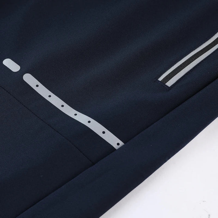Sportovní a stylové slim-fit tréninkové šortky s kapsami na zip – Kian