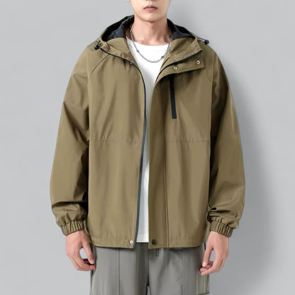 Pánská větrná bunda s uvolněným střihem a ochranou proti povětrnostním vlivům – Damian