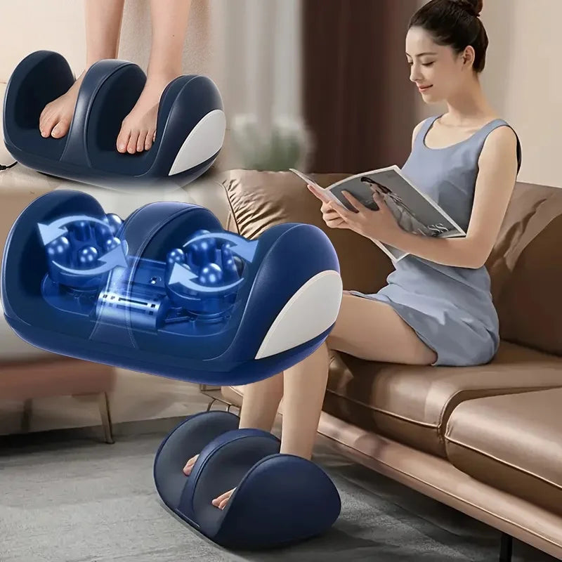Extra velký elektrický shiatsu masážér na chodidla a lýtka s vyhříváním – Orion