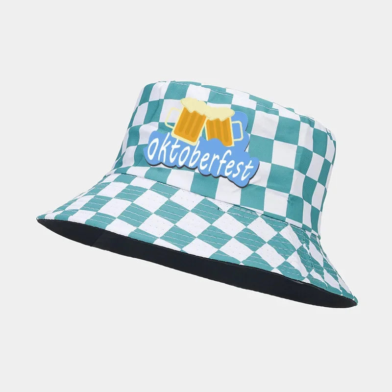 Fischerova čepice s diamantovým vzorem – WiesnKaro Oktoberfest 2025