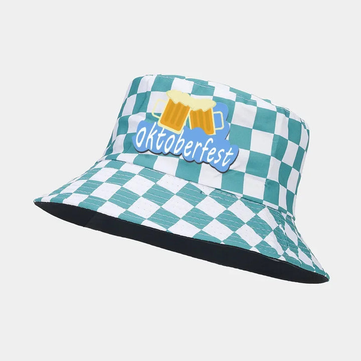 Fischerova čepice s diamantovým vzorem – WiesnKaro Oktoberfest 2025