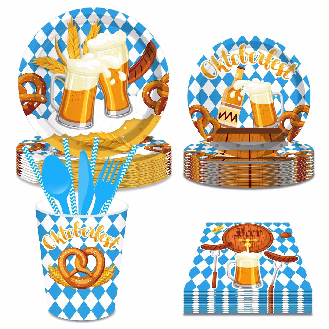 Jednorázové výrobky na oslavu v designu Oktoberfestu – WeizenFreude Oktoberfest 2025