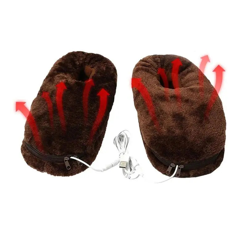 USB-vyhřívané zimní pantofle – HeatSwift
