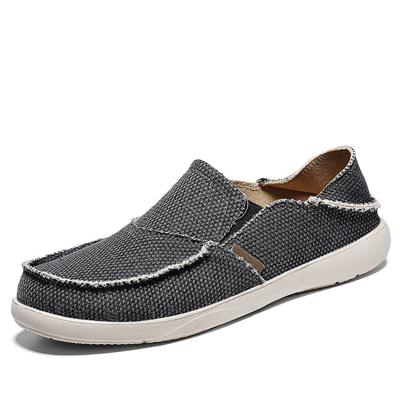 Lehké plátěné tenisky pro muže | Prodyšné podzimní espadrilky - Niko