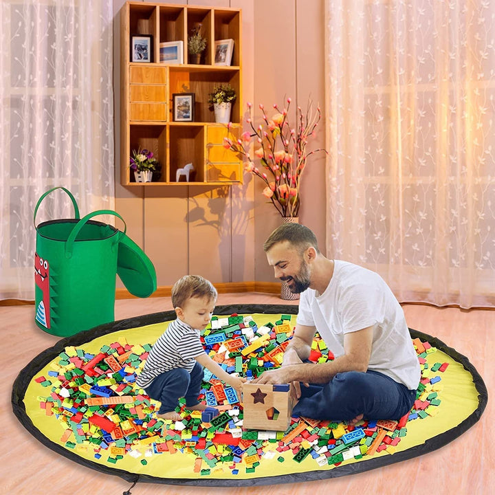 Herní koberec a úložný koš v jednom - Lino