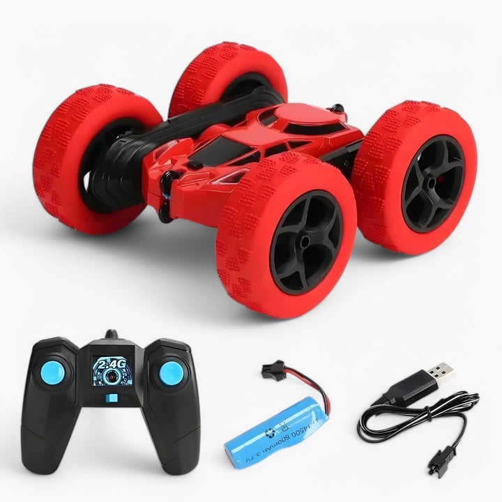 RC kaskadérské vozidlo s funkcí přetočení a terénními schopnostmi – FlipRacer X