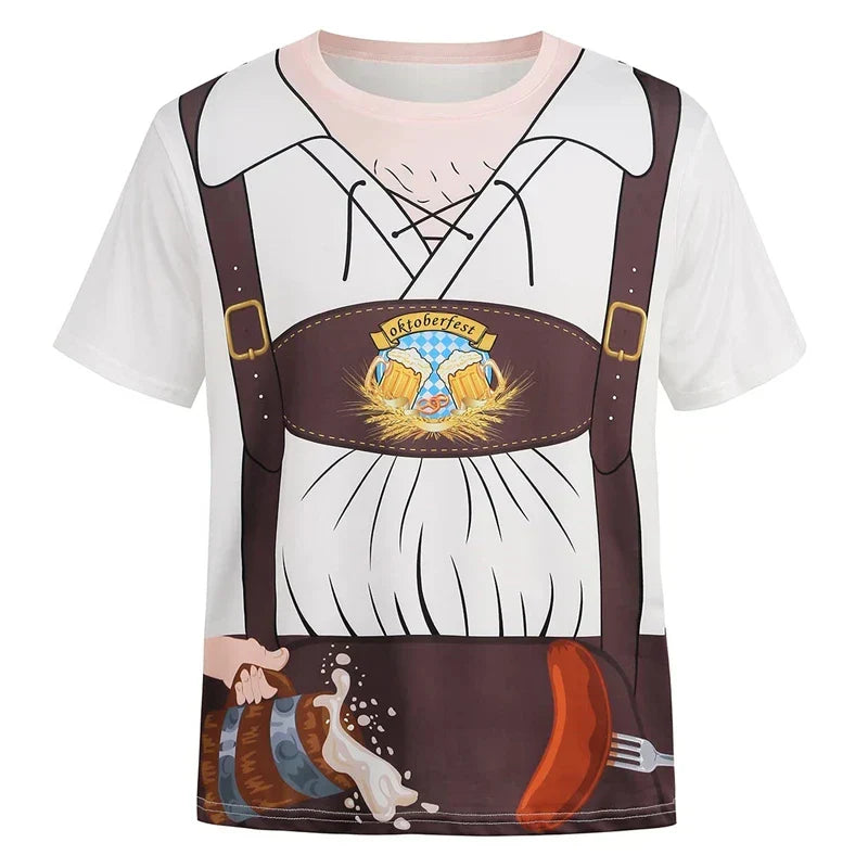 Tričko ve stylu lederhosen – WiesnShirt Oktoberfest 2025