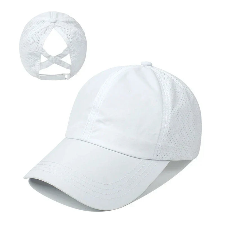 Prodyšná unisex sportovní čepice z pletiva s nastavitelným střihem – AeroCap