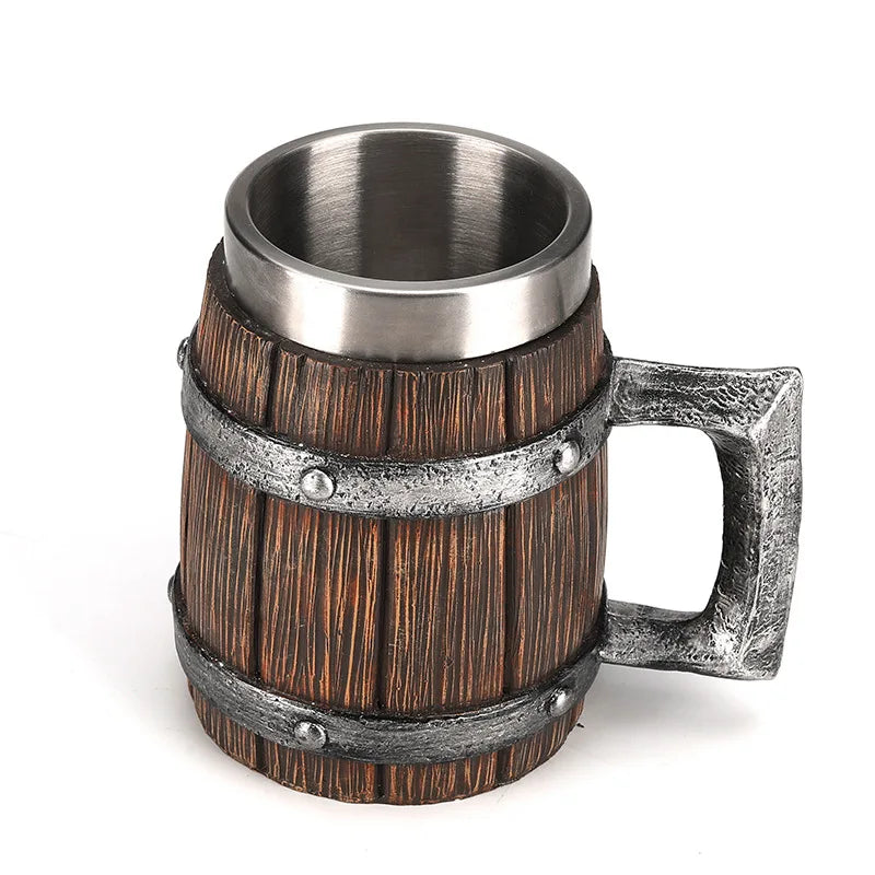 Dřevěný džbán s nerezovou vložkou (600 ml) – EichenKrug Oktoberfest 2025