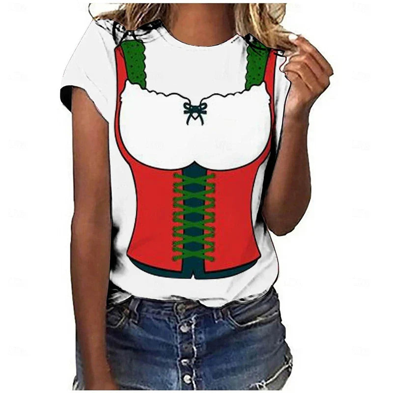 Tričko ve stylu dirndlu – DirndlShirt Oktoberfest 2025