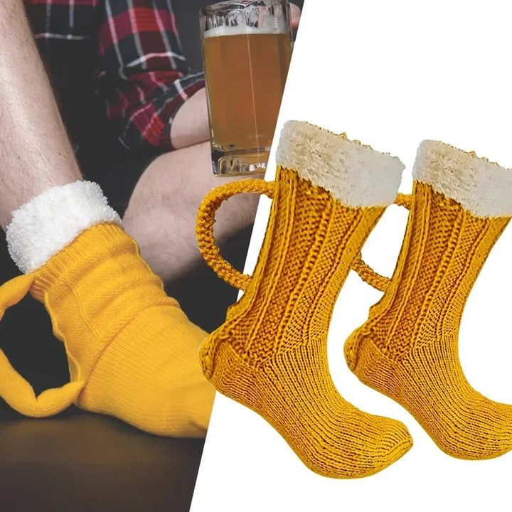 Unisex ponožky s motivem pivního půllitru – SchaumSocken Oktoberfest 2025