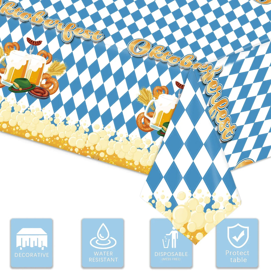Stolová ubrus v designu Oktoberfest – FestTafel Oktoberfest 2026 1+1 ZDARMA