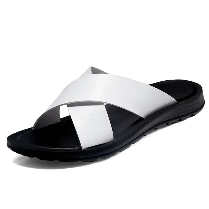 Italské pánské kožené slip-on boty – Lorenzo