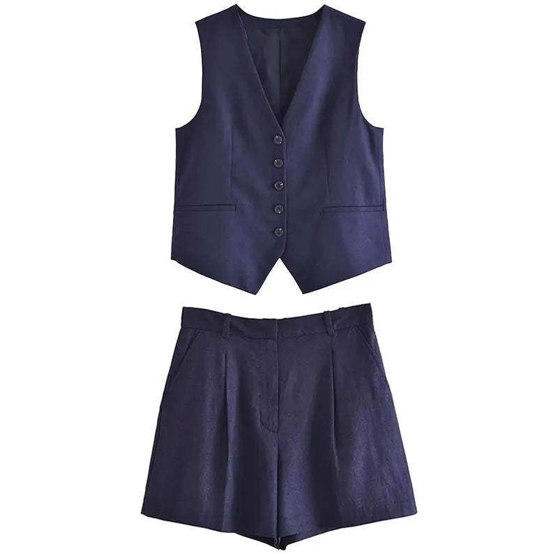 Dvoudílný letní outfit s vintageovým topem – Amaya