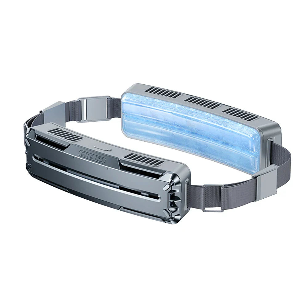 Přenosný břišní a krční ventilátor – Veyra – (dobíjecí přes USB)