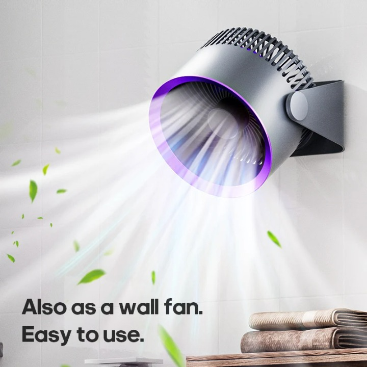 Multifunkční elektrický ventilátor s akumulátorem 4000 mAh – AirFlex
