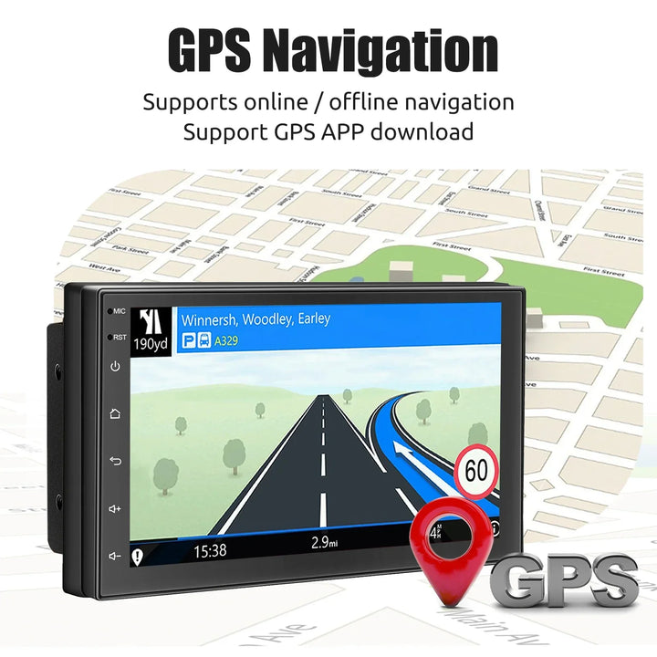 Univerzální autorádio s Androidem, dotykovým displejem, GPS a bezdrátovým CarPlay
