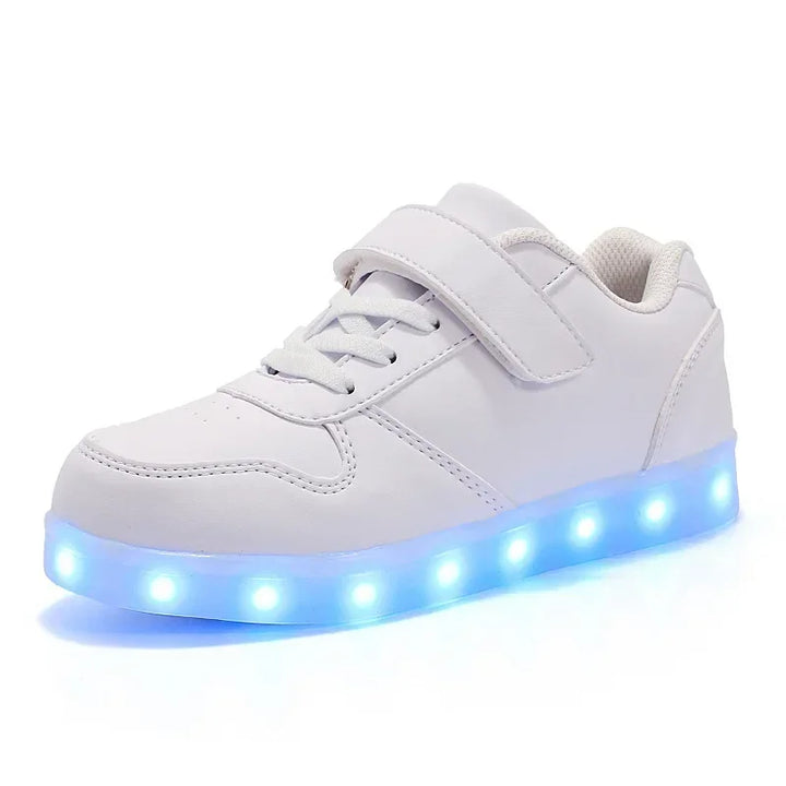 Dětské LED tenisky s efektem změny barvy při chůzi