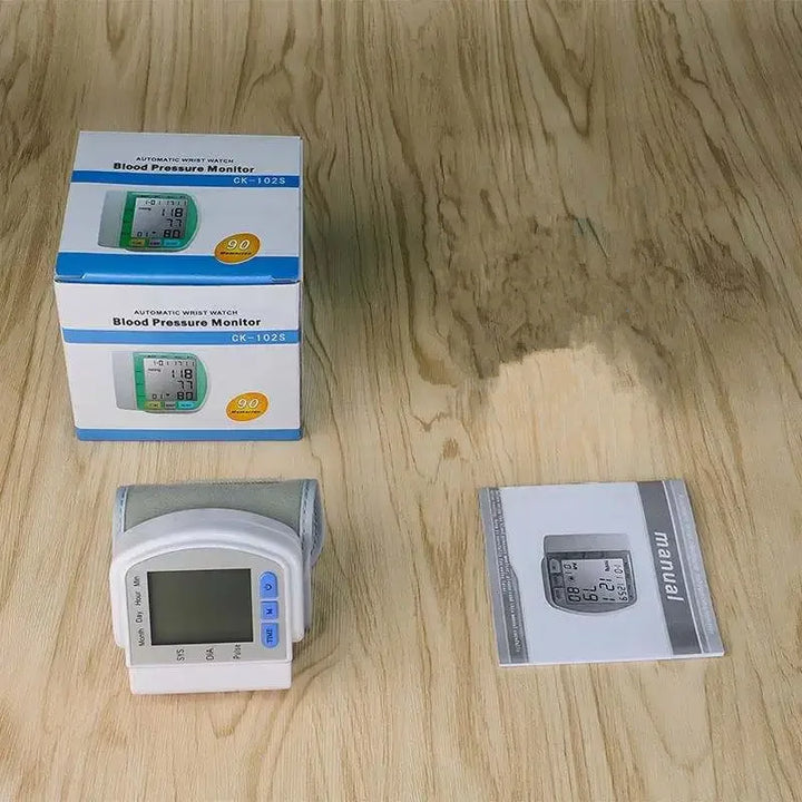 Digitální zápěstní tlakoměr s LCD displejem – PulseTrack