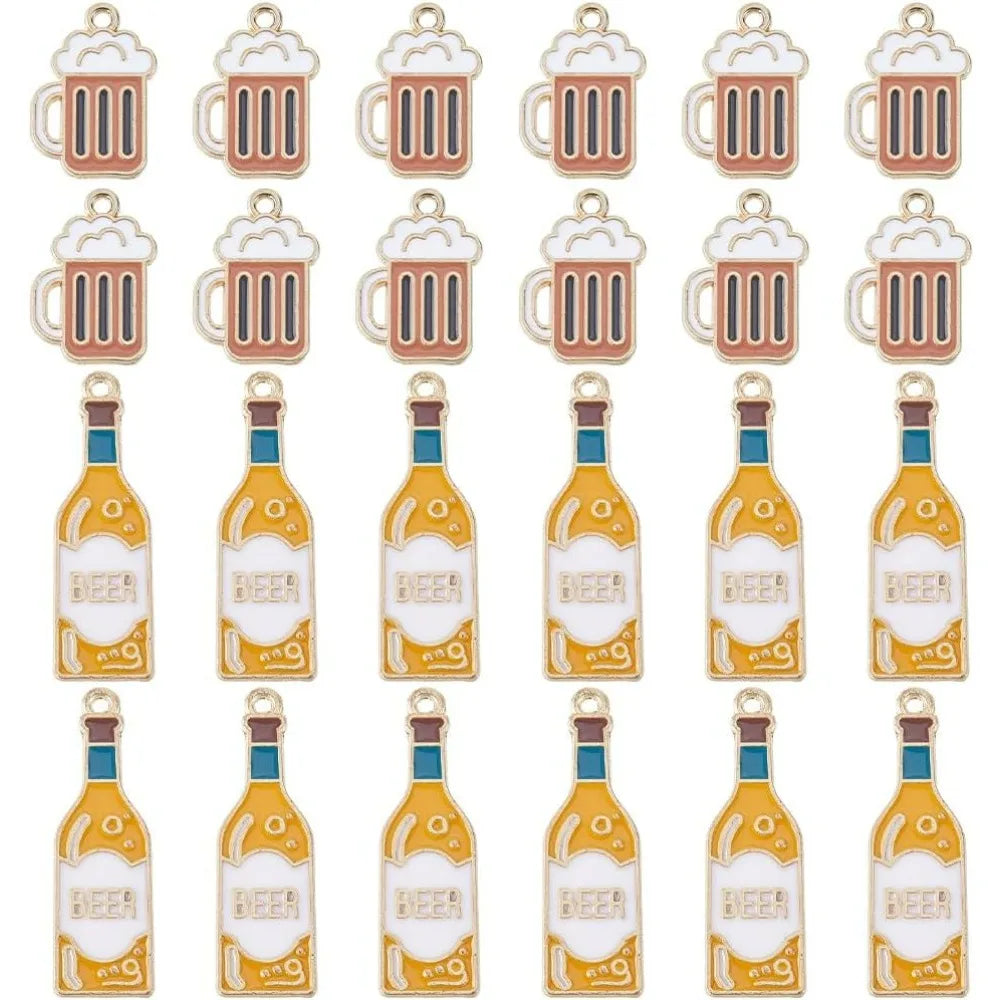 Závěsný stojan na šperky v designu piva (40-set) – ProstCharms Oktoberfest 2025