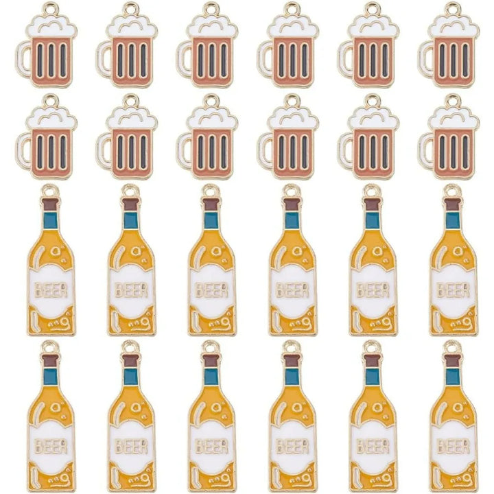 Závěsný stojan na šperky v designu piva (40-set) – ProstCharms Oktoberfest 2025