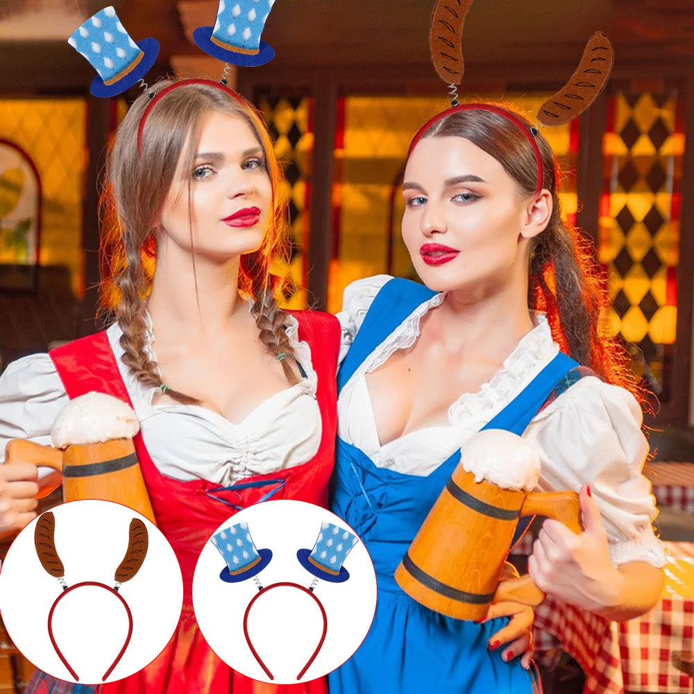 Sada čelenek v designu Oktoberfest (16 kusů) – HlavníGaudi Oktoberfest 2025