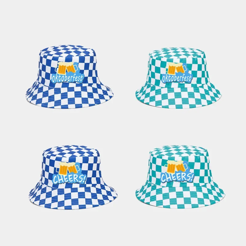 Fischerova čepice s diamantovým vzorem – WiesnKaro Oktoberfest 2025
