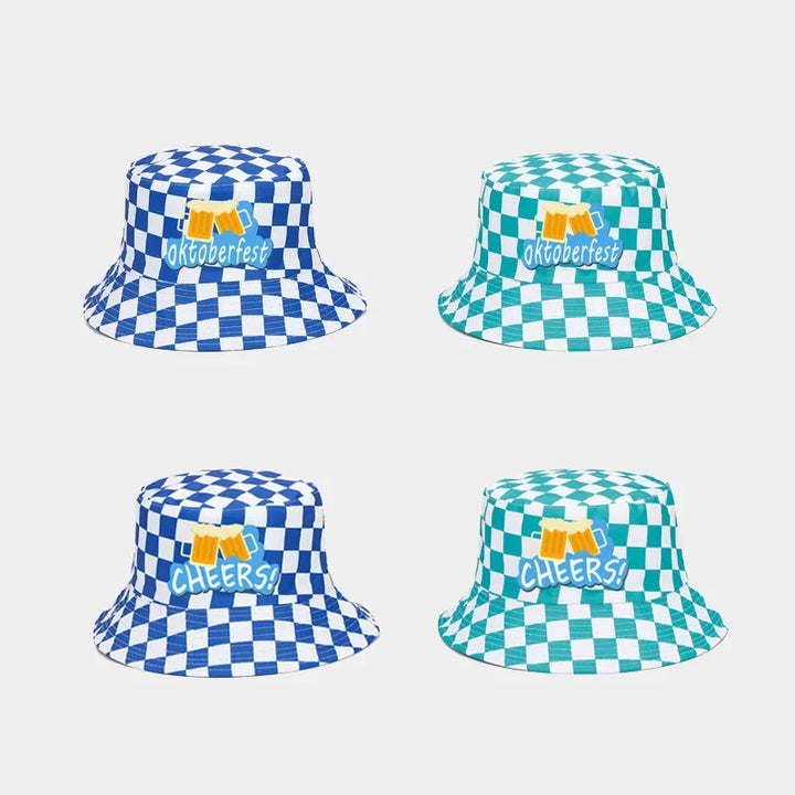 Fischerova čepice s diamantovým vzorem – WiesnKaro Oktoberfest 2025