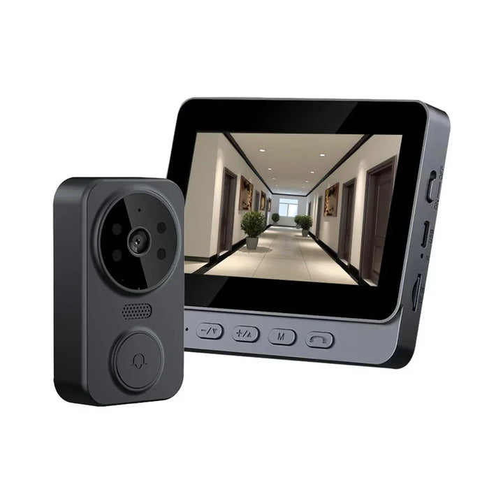 Bezdrátový videozvonek s 4,3" IPS obrazovkou a nočním viděním