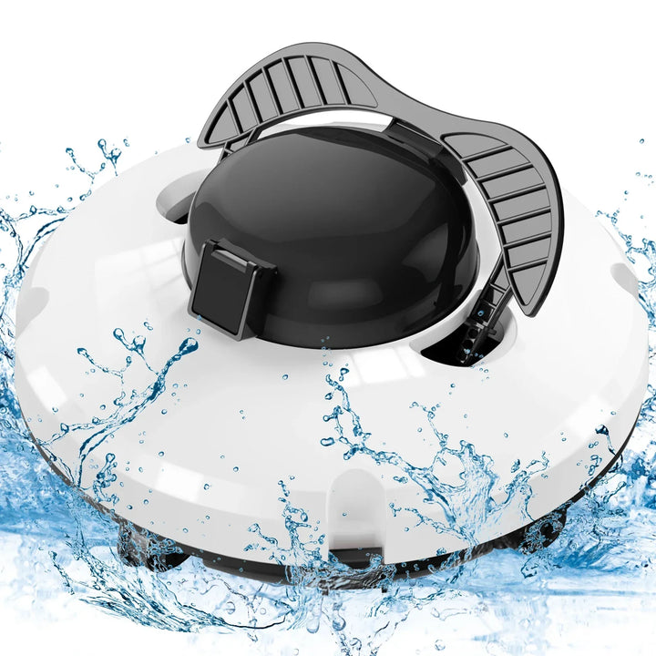 Akumulátorový robotický čistič bazénu, vodotěsný IPX8, s duálním motorem a výdrží 120 minut – AquaMate