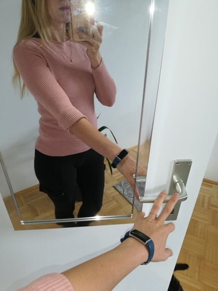 Dámský pletený svetr s lodním výstřihem – Maris