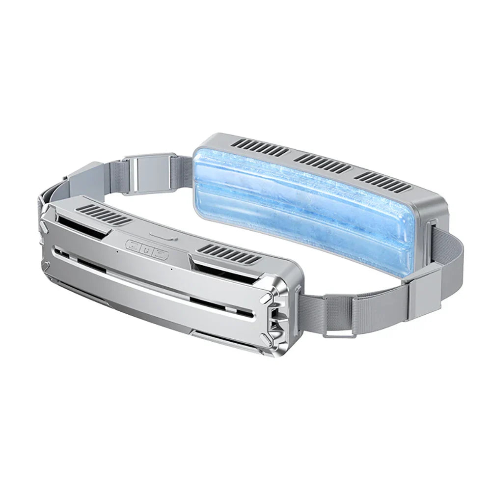 Přenosný břišní a krční ventilátor – Veyra – (dobíjecí přes USB)