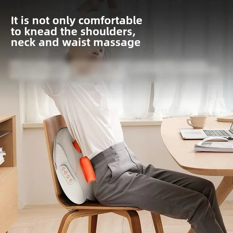 Bezdrátová shiatsu masážní pohovka s vyhříváním pro krk, záda a nohy – Auron