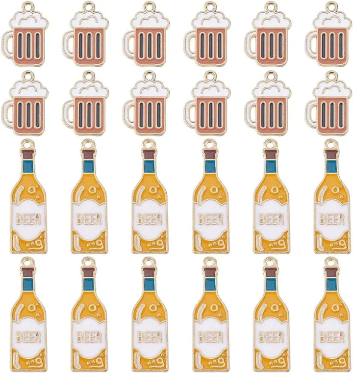 Závěsný stojan na šperky v designu piva (40-set) – ProstCharms Oktoberfest 2025