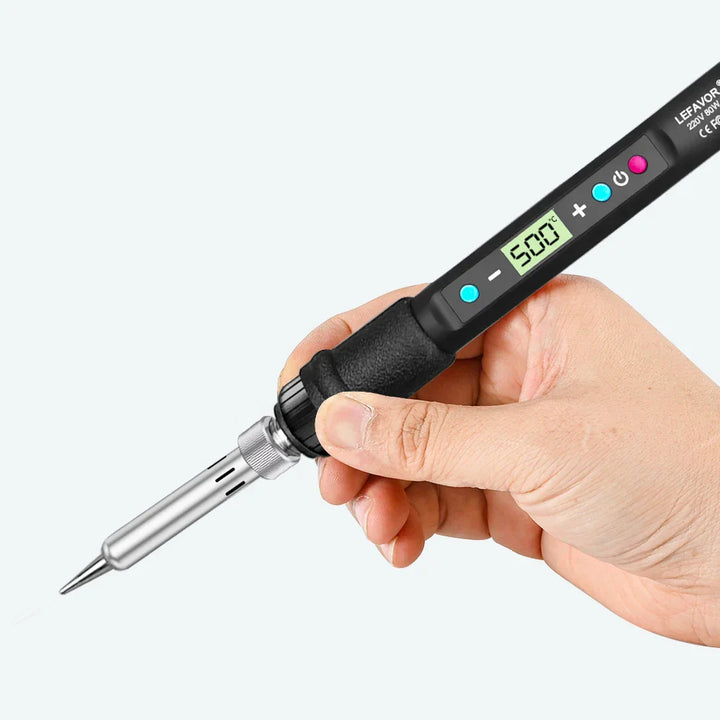 Sada páječky 80 W s digitálním displejem a nastavitelnou teplotou – Fusion