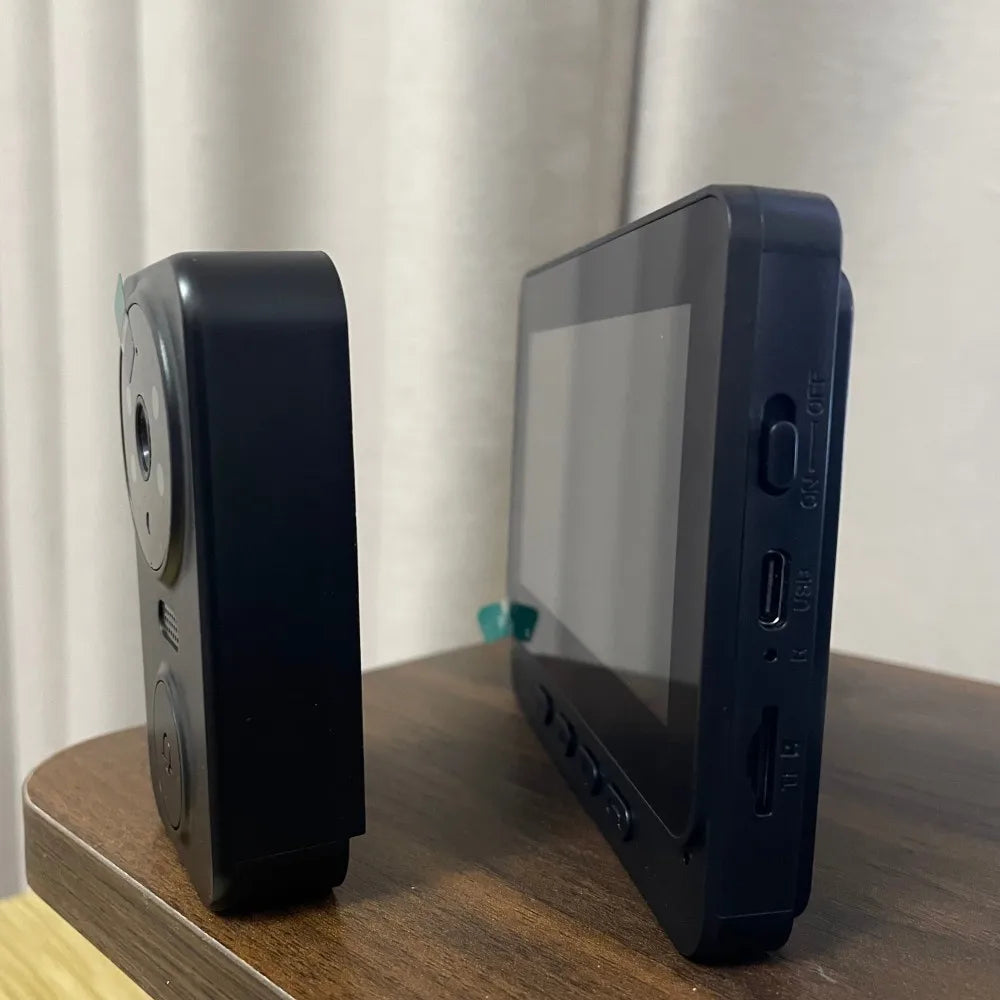Bezdrátový videozvonek s 4,3" IPS obrazovkou a nočním viděním