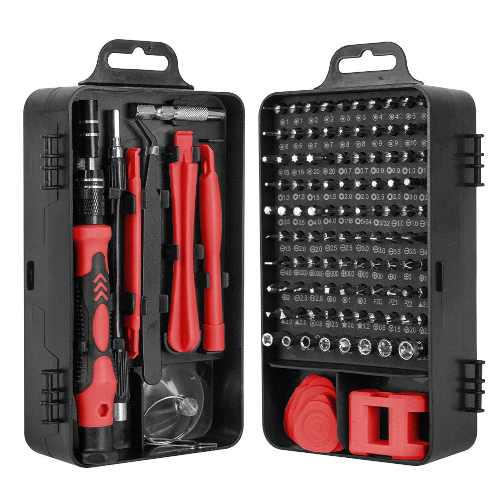 Sada 115 v 1 precizních šroubováků s magnetickými nástroji pro opravy – ProFix