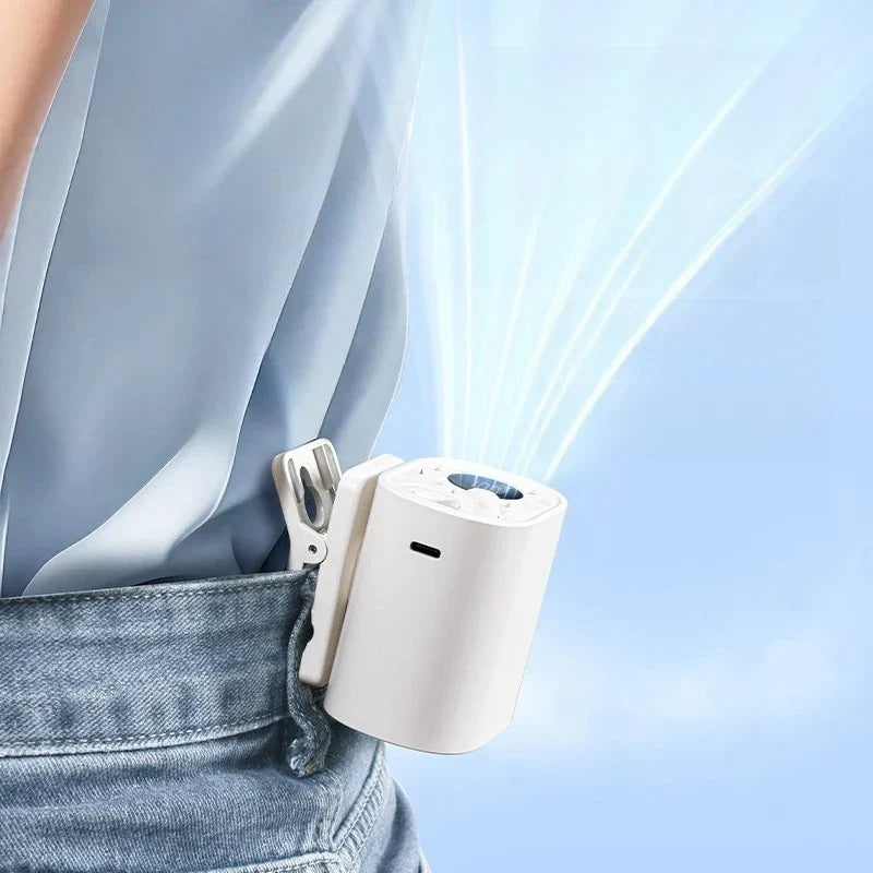 Hipacool přenosný ventilátor do auta s klipem, 360° otočením a 100 nastaveními rychlosti – ClipAir