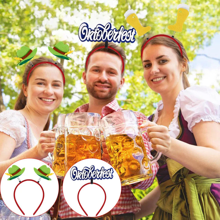 Sada čelenek v designu Oktoberfest (16 kusů) – HlavníGaudi Oktoberfest 2025