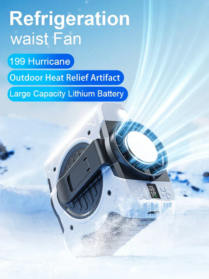 8000mAh klipový ventilátor na bok s chlazením a 199 rychlostními stupni – ChillMate