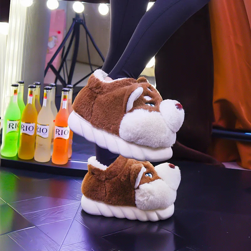 Sladé dámské pantofle Husky – Novi