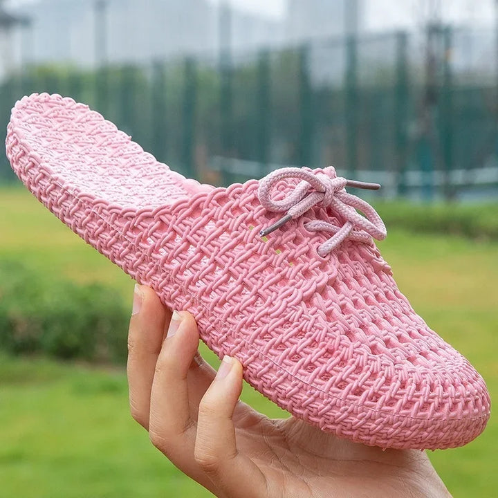 Vzdušné dámské outdoorové loafers s otevřenou špičkou – Linaya