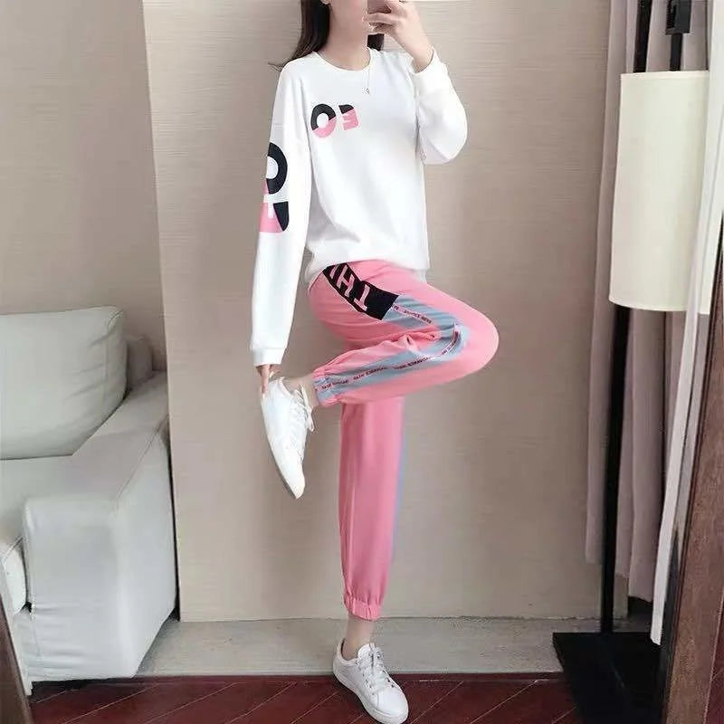 Dámský sportovní set dvoudílný s mikinou a kalhotami – Leona