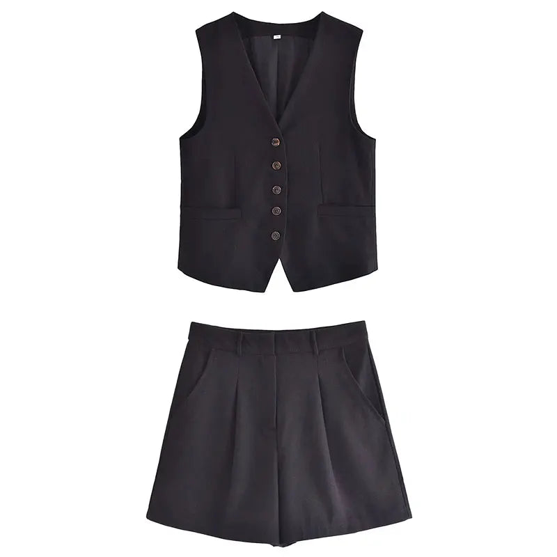 Dvoudílný letní outfit s vintageovým topem – Amaya